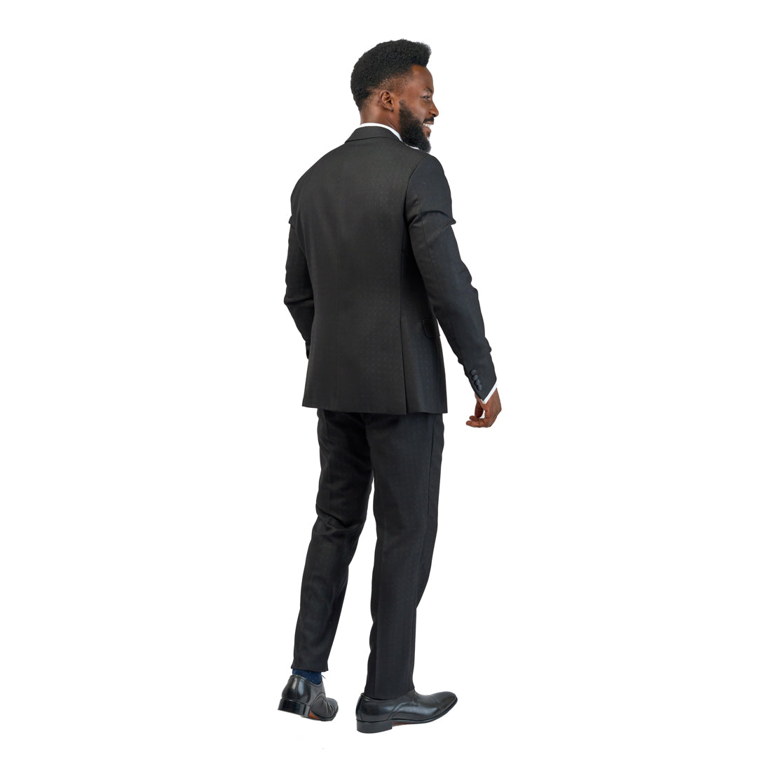 Classic Tuxedo Suit - Black