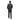 Carlo Calvino 3 Piece Suit Set -Charcoal Black Pin Stripe