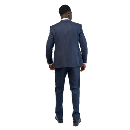 Carlo Calvino 3 Piece Suit Set - Navy Blue