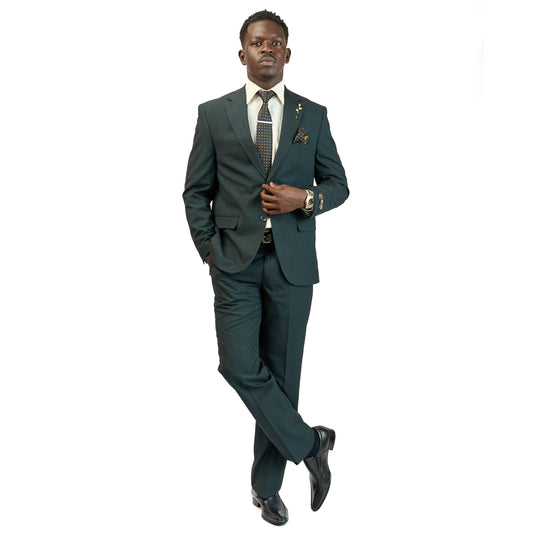 Jungle green 2 piece suit