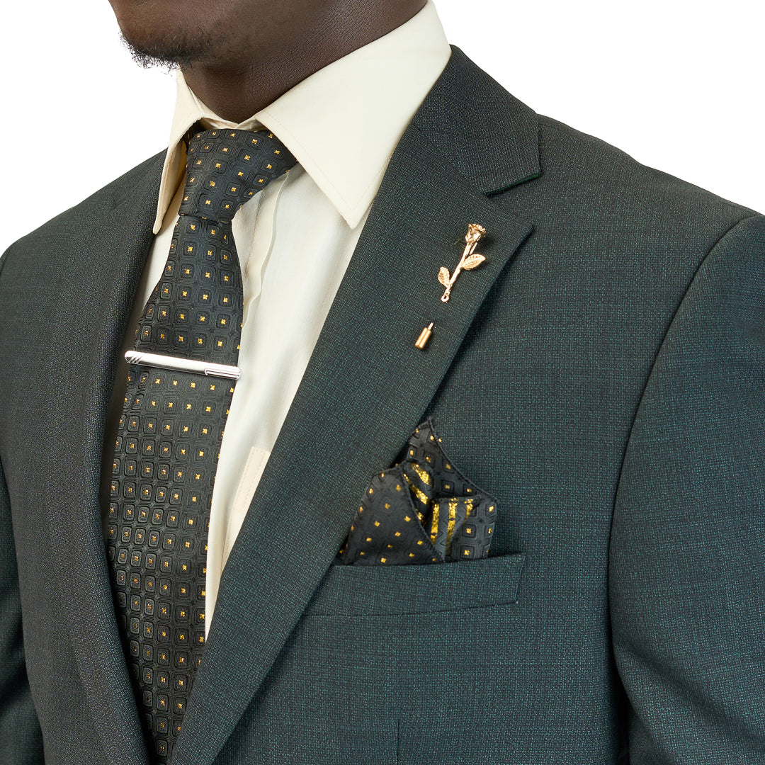 Jungle green 2 piece suit