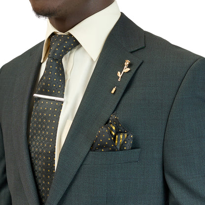 Jungle green 2 piece suit