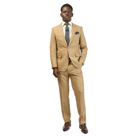 Khaki two piece suit