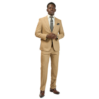 Khaki two piece suit