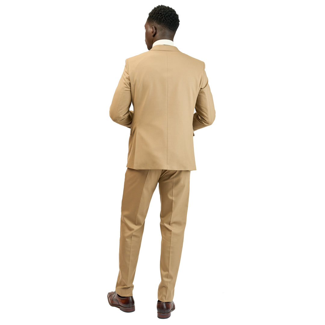 Khaki two piece suit
