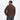 Chocolate Knit Bomber Jacket with Leather-Trim Pockets