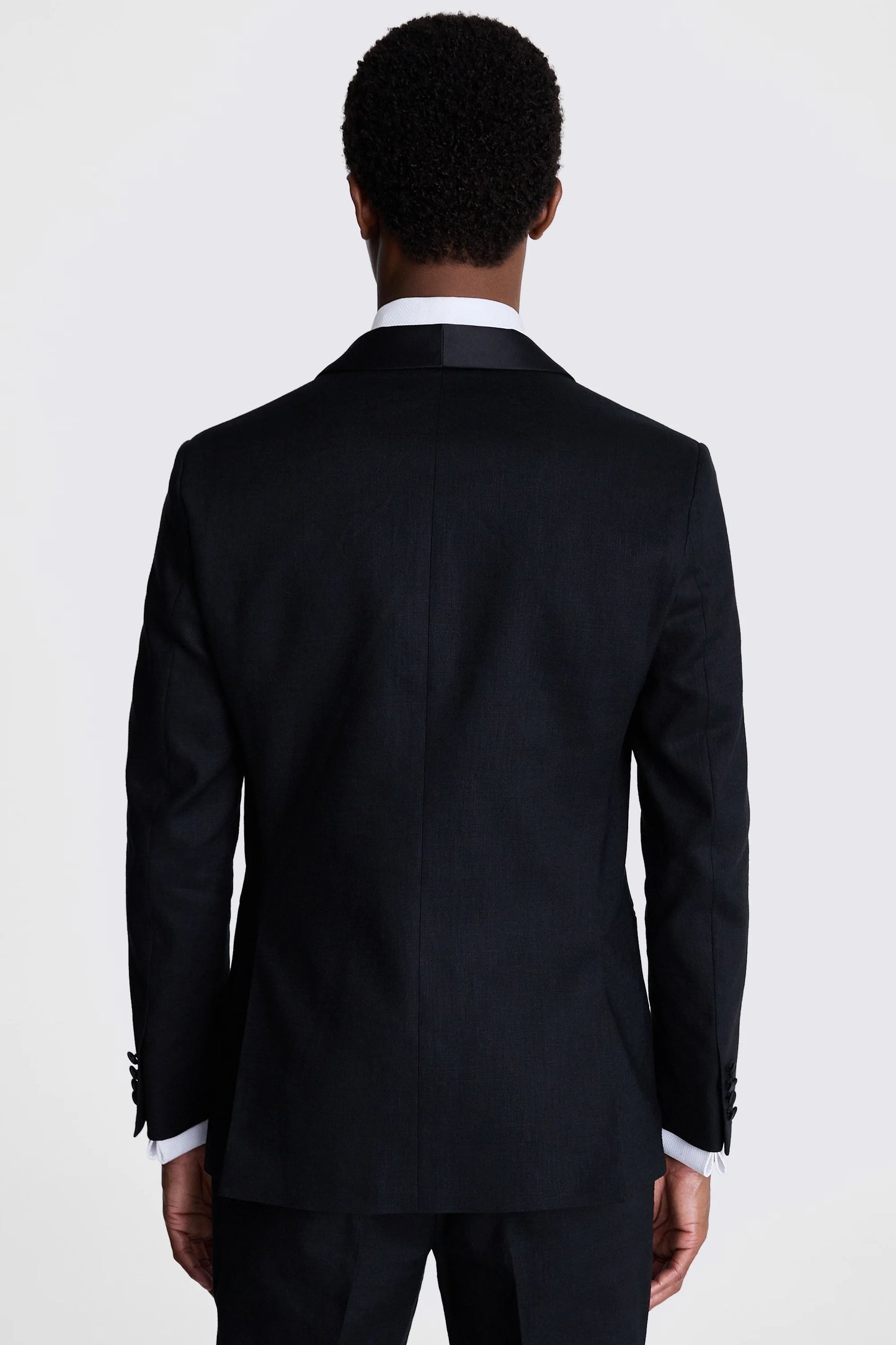 Black Linen Shawl Tuxedo