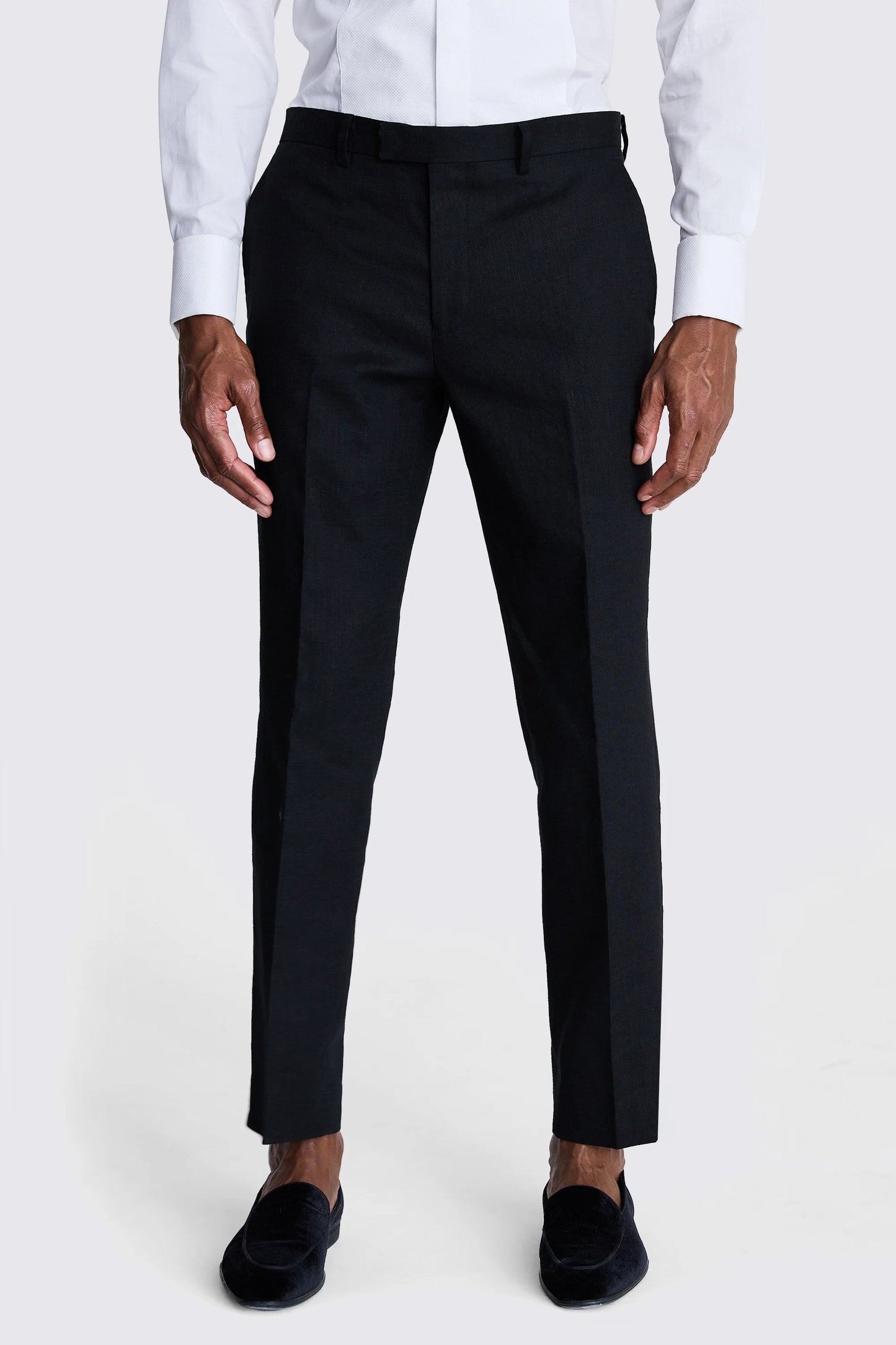 Black Linen Shawl Tuxedo