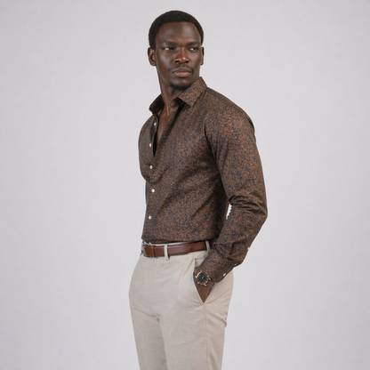 The Terrain Shirt — Rich Brown Botanical