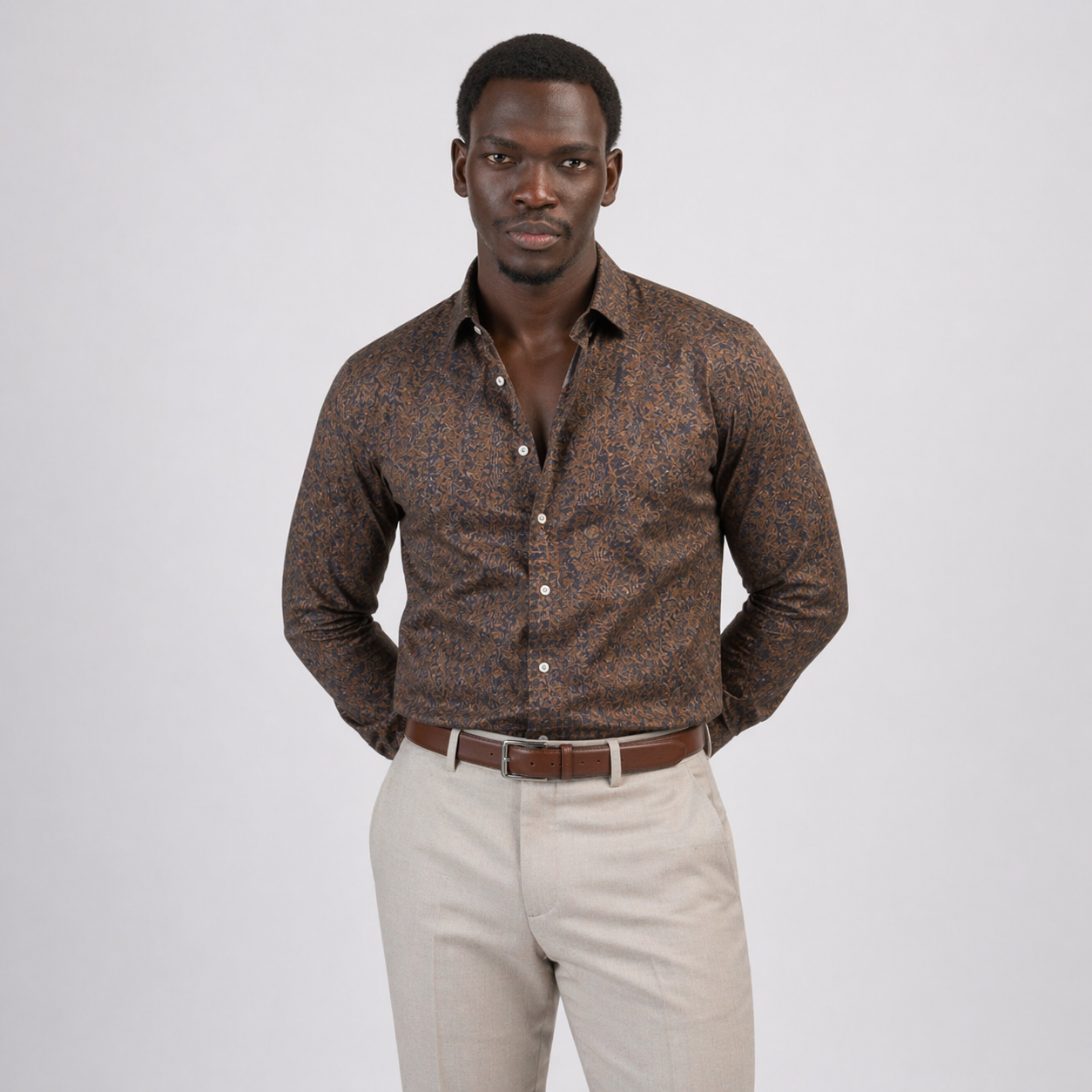 The Terrain Shirt — Rich Brown Botanical