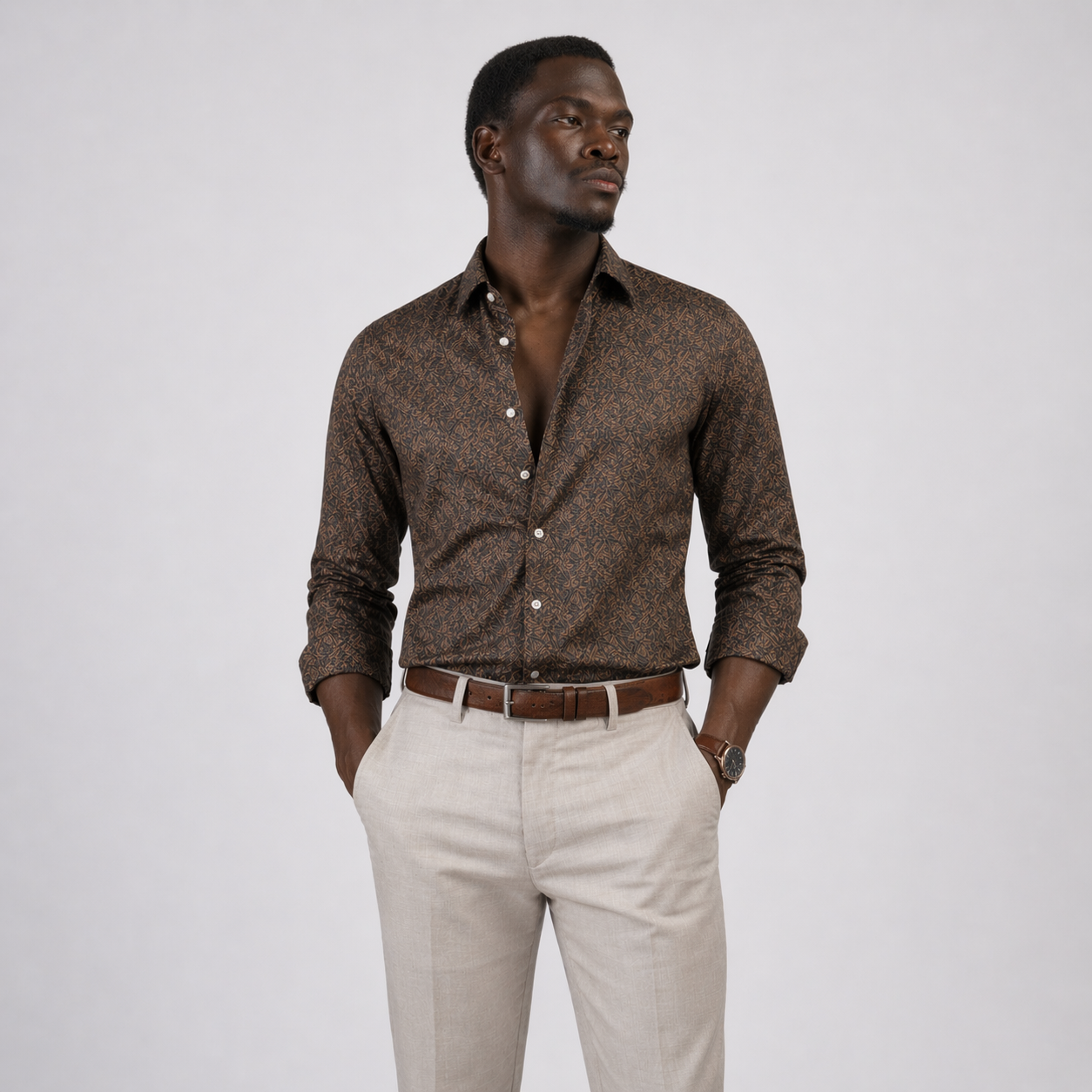 The Terrain Shirt — Rich Brown Botanical